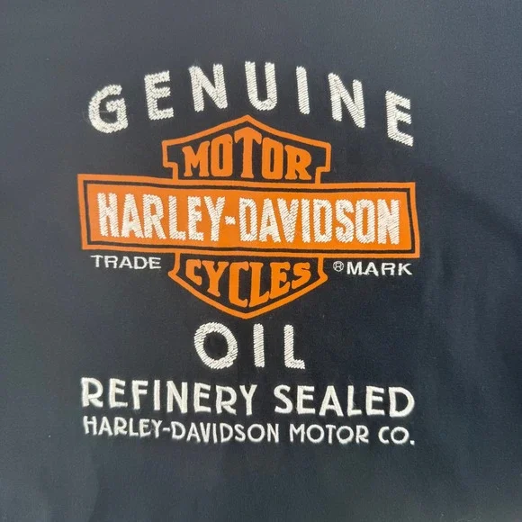 Harley Davidson Men's Large Black Long Sleeve Shirt Crew Neck Newnan, Georgia - Picture 9 of 12